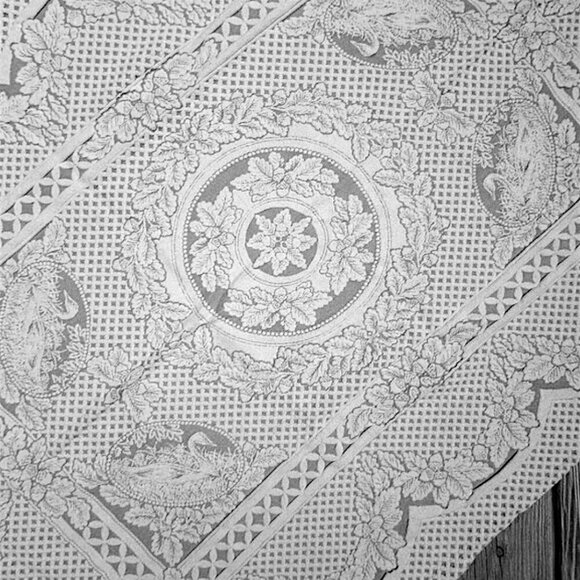 BOB TIMBERLAKE Home Collection W402 Swag Ring Twin Coverlet Bedspread Bed Quilt - Picture 2 of 8